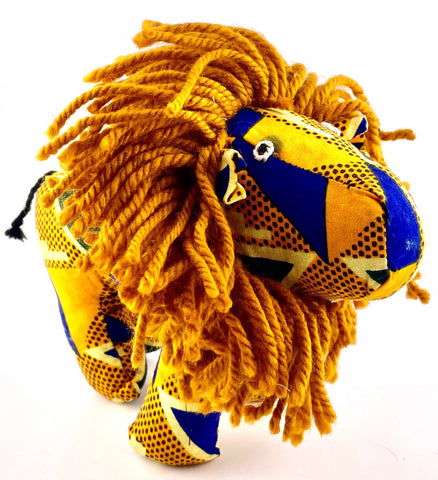 Gold Mane, Kanga Fabric Lion (Simba)