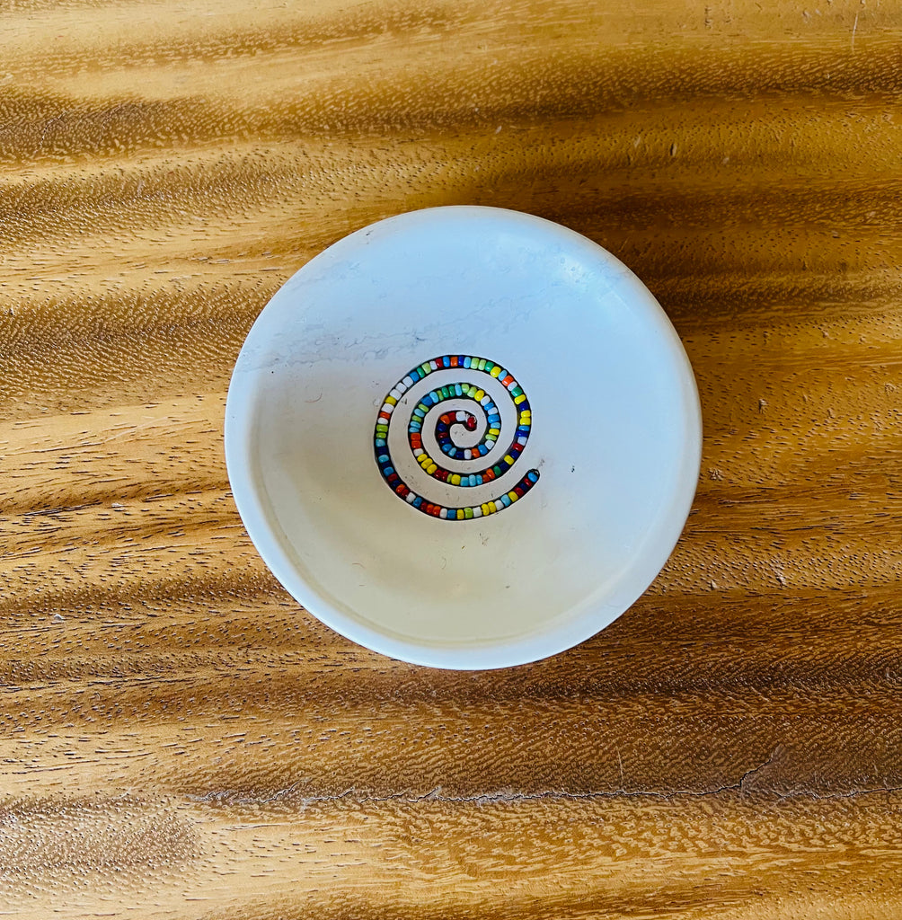 White Soapstone Dish