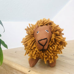 Gold Mane, Brown Fabric Stuffed Lion (Simba)
