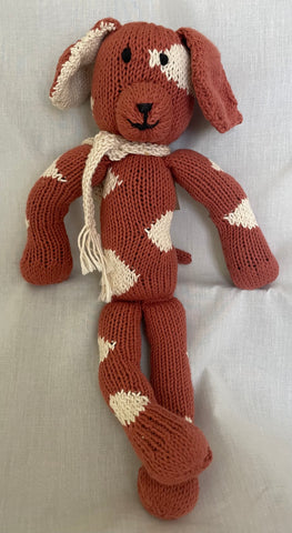 Knitted Stuffed Puppy