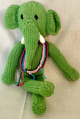 Knitted Stuffed Elephant