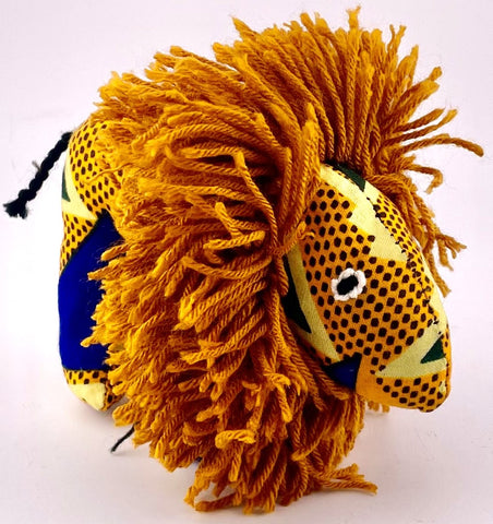 Gold Mane, Kanga Fabric Toto Lion (Simba)