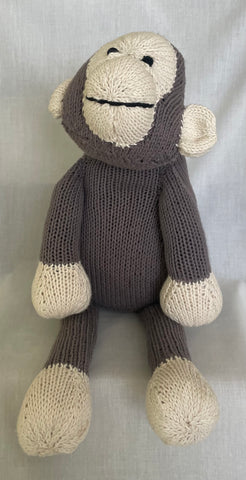 Knitted Stuffed Monkey