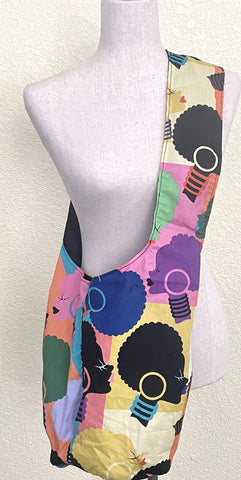 Cross-Body Fabric Bag - Africa Love