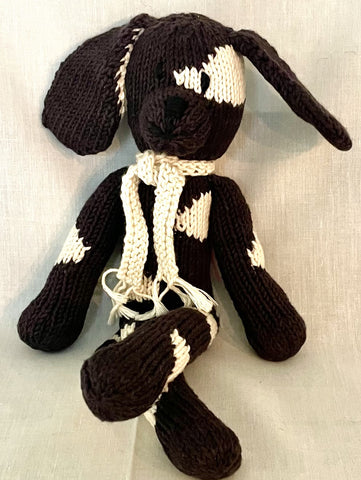 Knitted Stuffed Puppy
