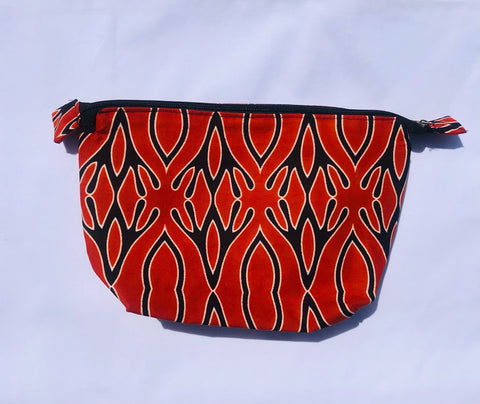 Orange/Black Toiletries Bag