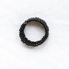 Wood 5-Wrap Coiled Bracelet - Midnight