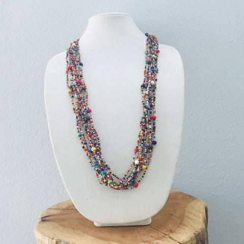 Village Love Beaded Necklace