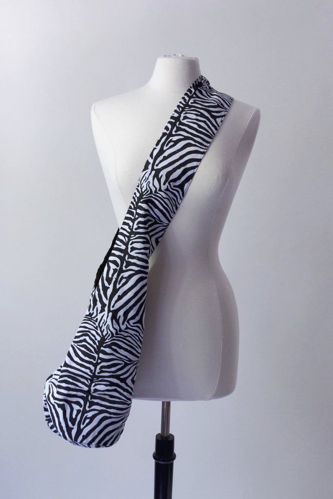 Cross-Body Fabric Bag - Zebra